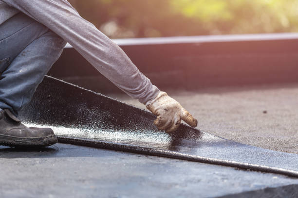 Professional Crawl Space Encapsulation technician working in Ovid, NY